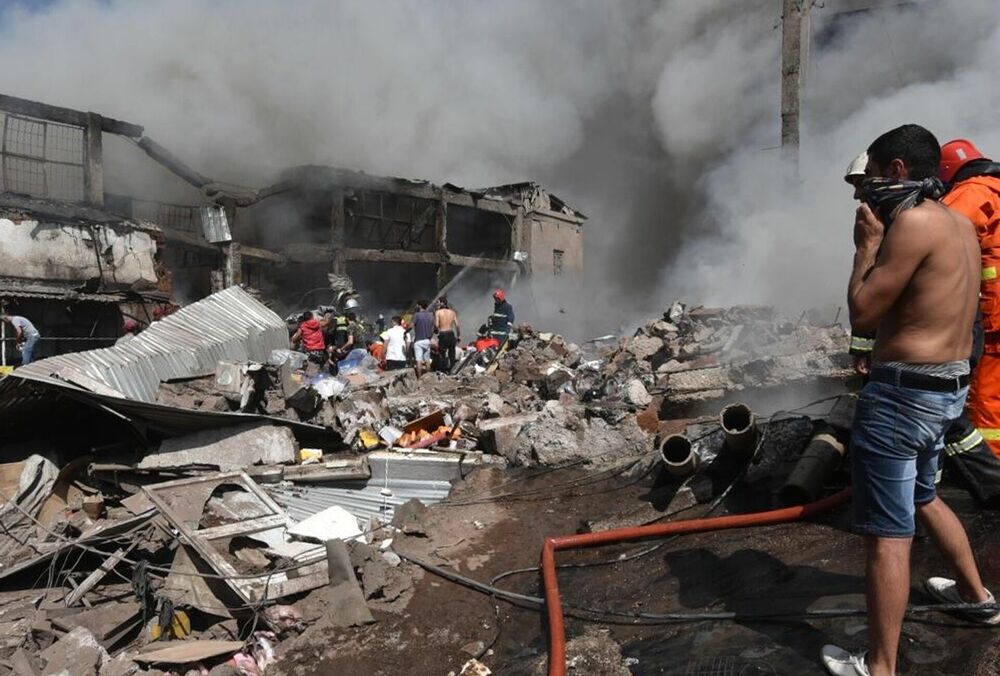 В Ереване раздался мощный взрыв в торговом центре