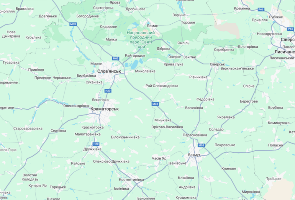 Росіяни намагаються вийти до Закітного та Кривої Луки, щоб з висот регулярно обстрілювати Слов'янськ та Лиман