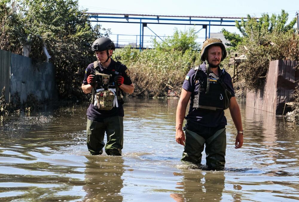 В Херсонской области после подрыва Каховской ГЭС под водой остаются 28 населенных пунктов