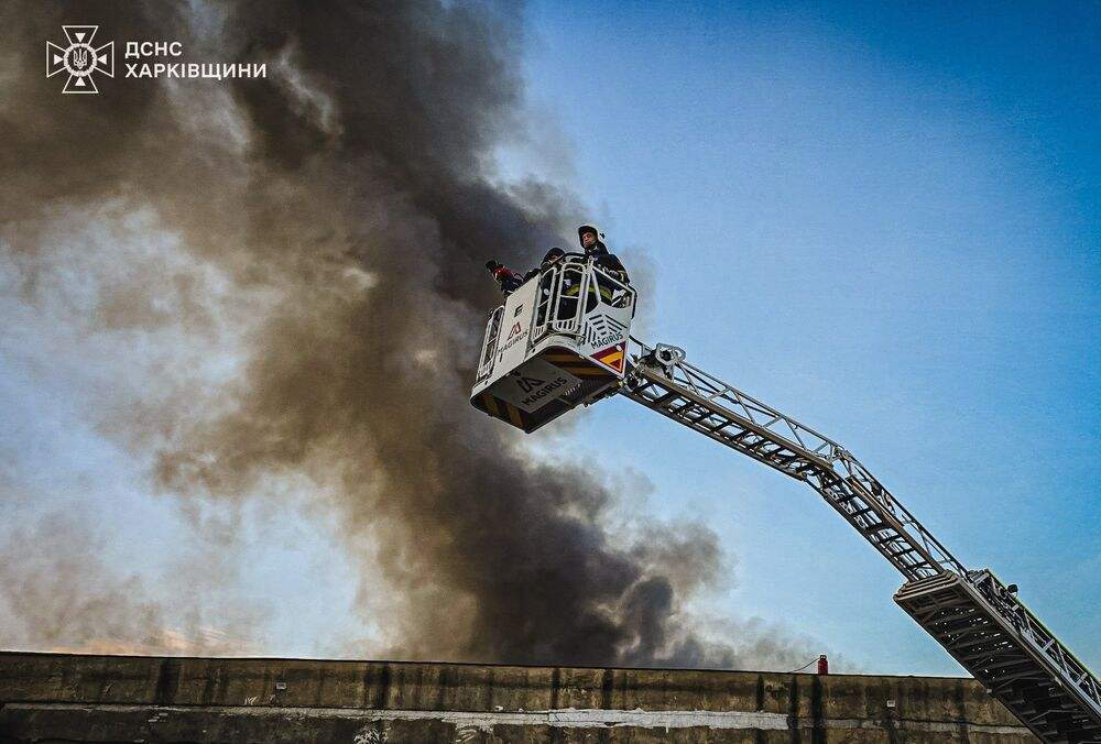 Вражеский дон попал в склады с продуктами в Харькове