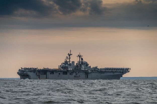 До Литви прибув один із найбільших десантних кораблів США