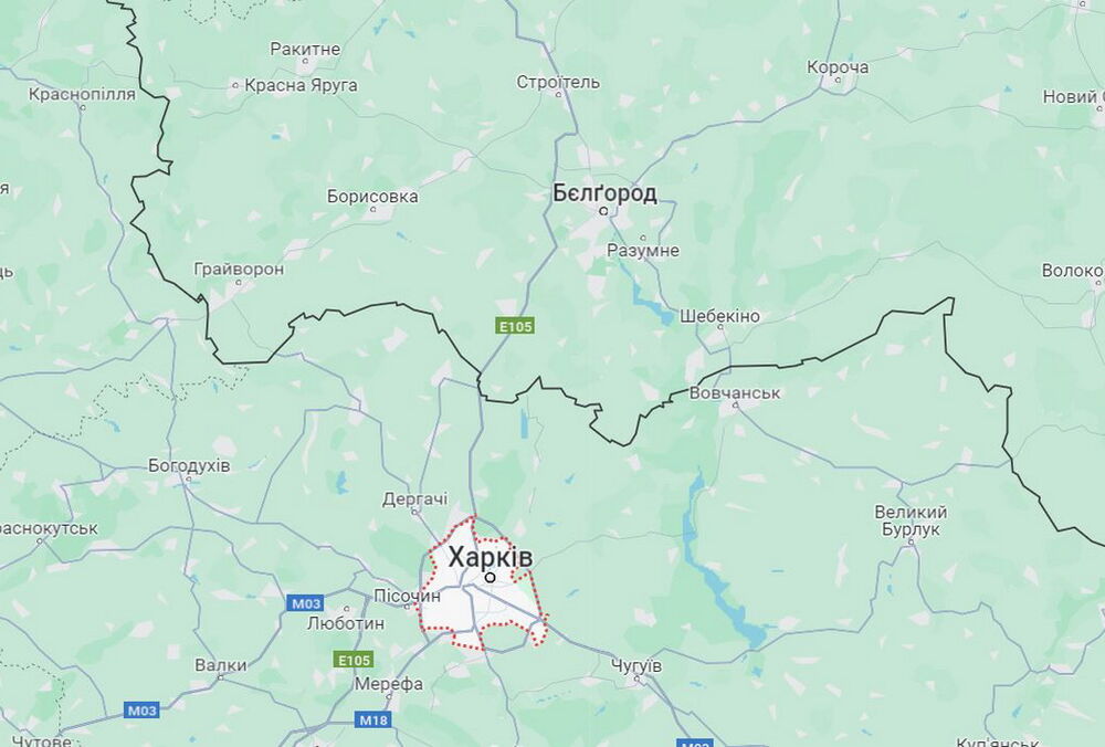 Росія скинула КАБ на околиці Харкова