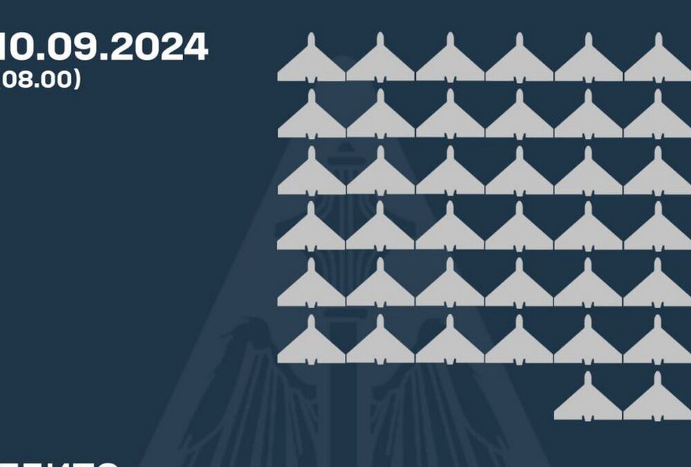 Ночью Россия ударила по Украина несколькими ракетами и десятками дронов