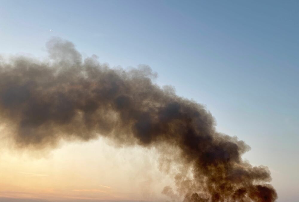 В оккупированном Бердянске ночью раздался сильный взрыв