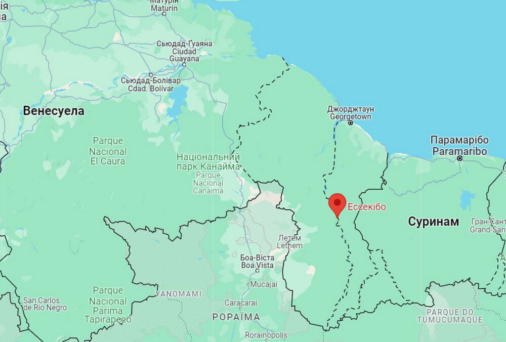 Завтра Венесуела проведе референдум про анексію більшої частини Гаяни