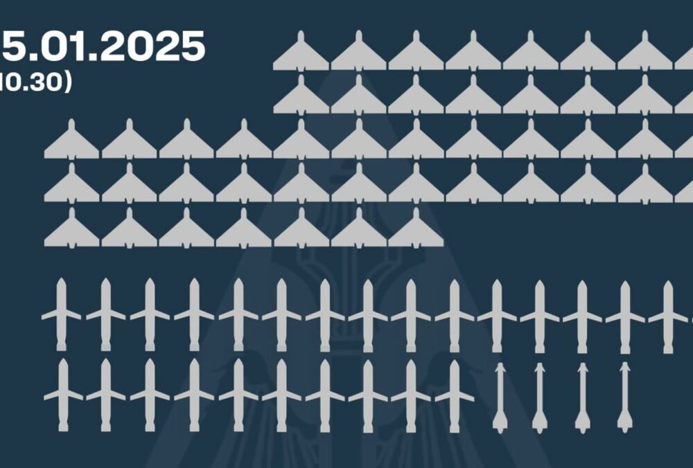 ПВО сбила 30 ракет и 47 дронов во время очередной массированной российской атаки