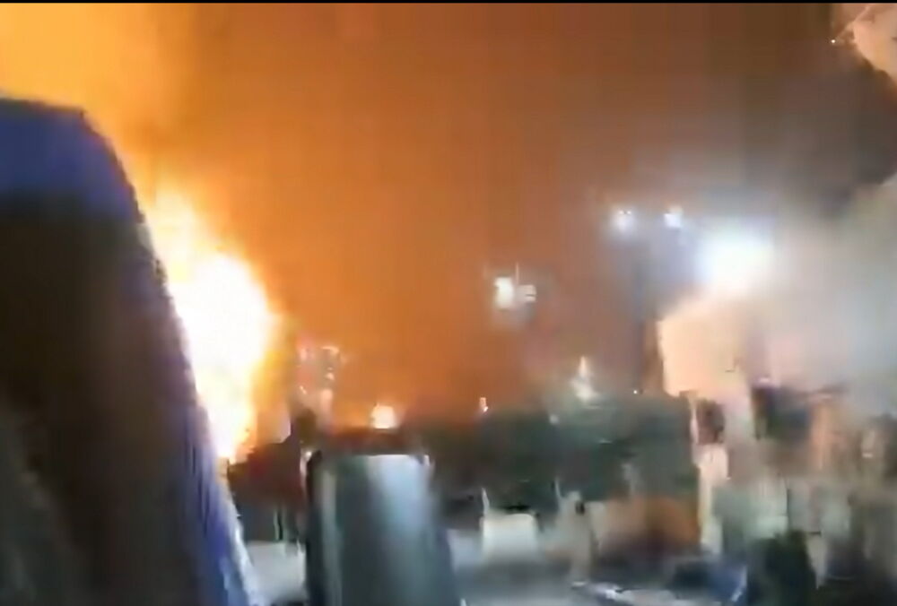 Появилось видео с моментом атаки дронов на пункт пропуска Орловка - Исакча