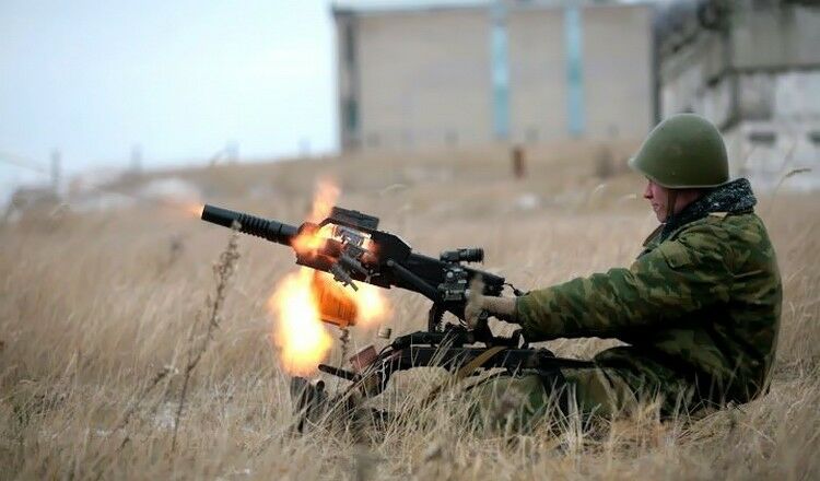 Боевики вели огонь из гранатомета недалеко от Водяного Боевики вели огонь из гранатомета недалеко от Водяного
