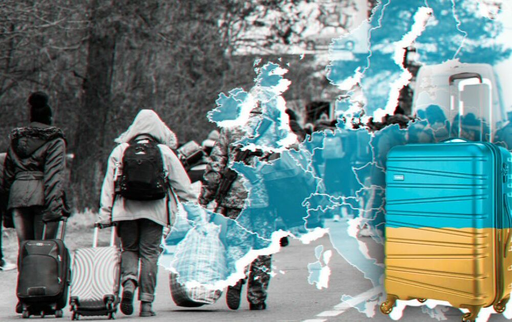 МВС повідомило про кількість українців, які виїхали за кордон через війну