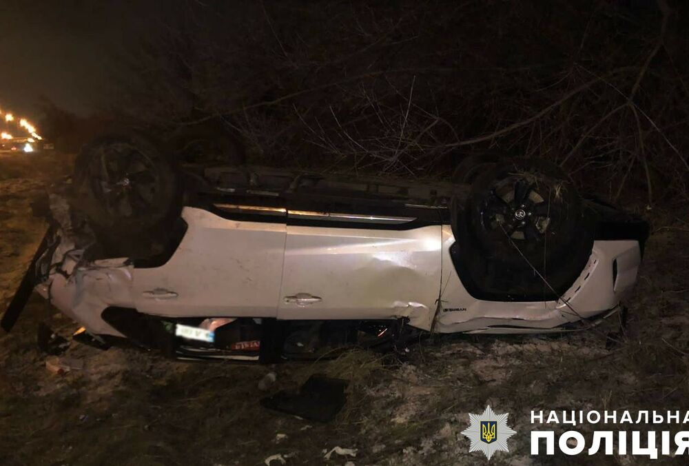 В Киеве пьяный водитель протаранил внедорожник: есть пострадавшие