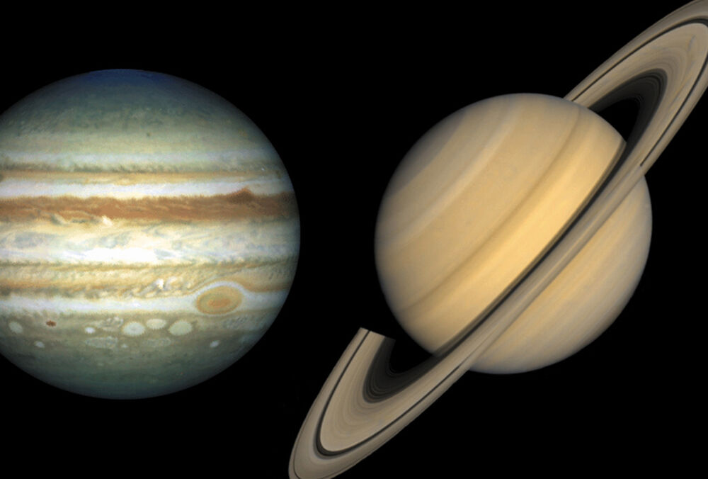 Юпітер і Сатурн мчать назустріч один одному: де і коли можна побачити рідкісне явище