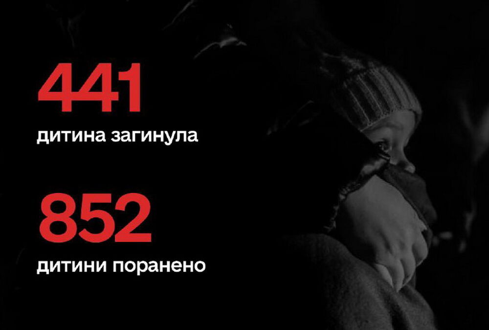 Від початку війни Росія вбила 441 дитину