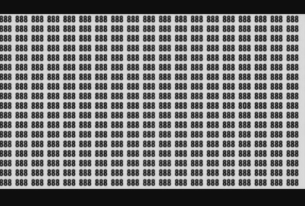 Тільки люди з високим IQ знайдуть це число у складній оптичній ілюзії