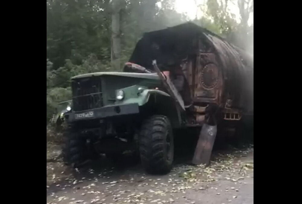 Знищено ще одну колону російських військових та понтонну переправу в Курській області
