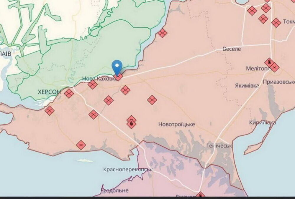 В Генштабе опровергают сообщение об уходе оккупантов из Новой Каховки