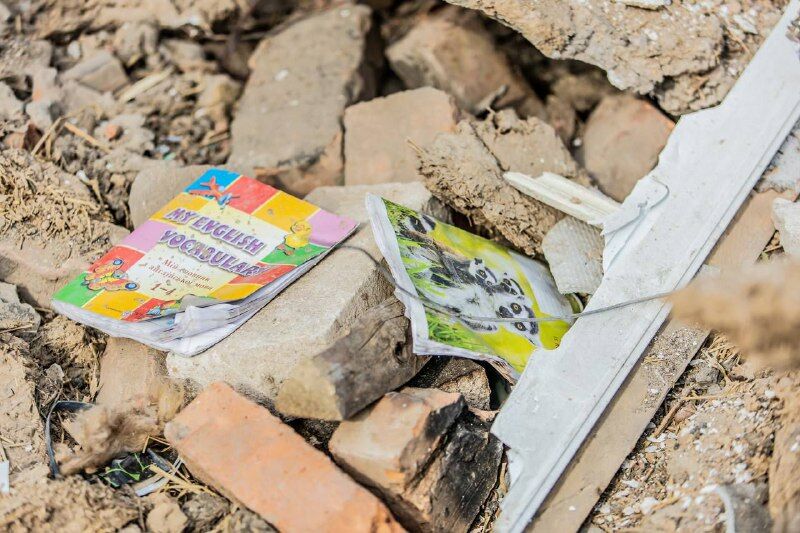 Как выглядит поселок Чаплино после ракетного удара: фото