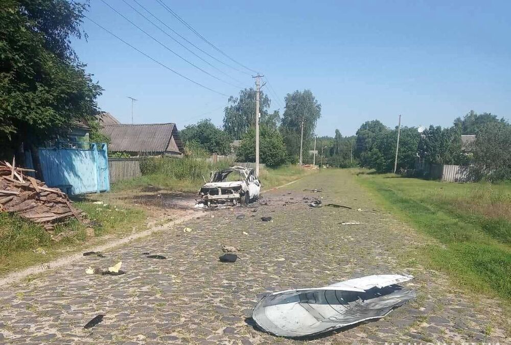 Россияне атаковали автомобиль полицейских в Сумской области