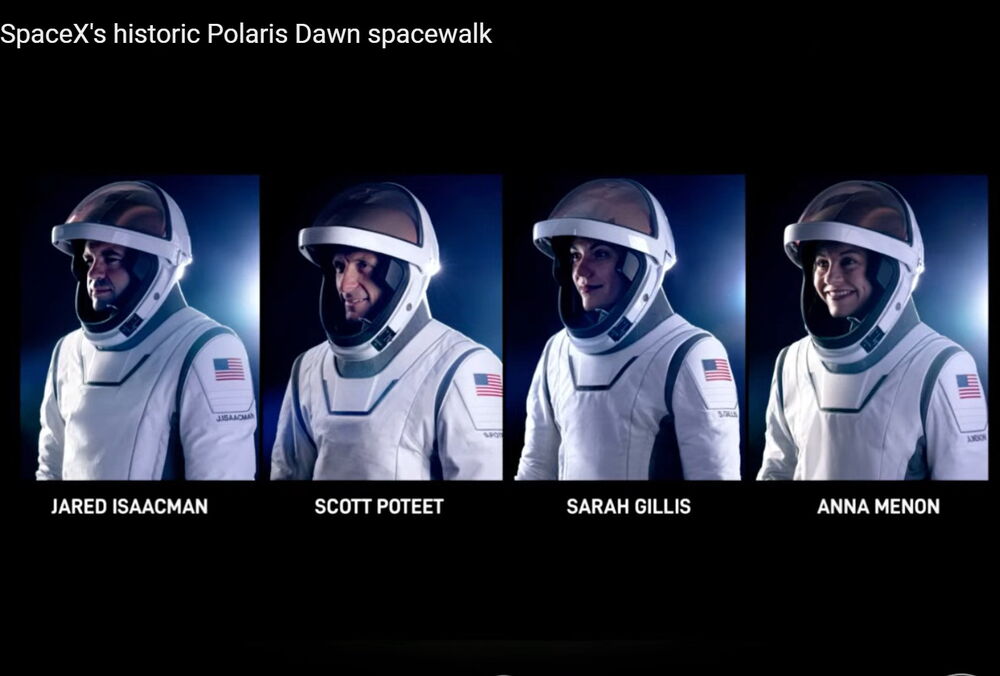 Екіпаж Polaris Dawn здійснює вихід у відкритий космос: трансляція Екіпаж Polaris Dawn здійснює вихід у відкритий космос: трансляція
