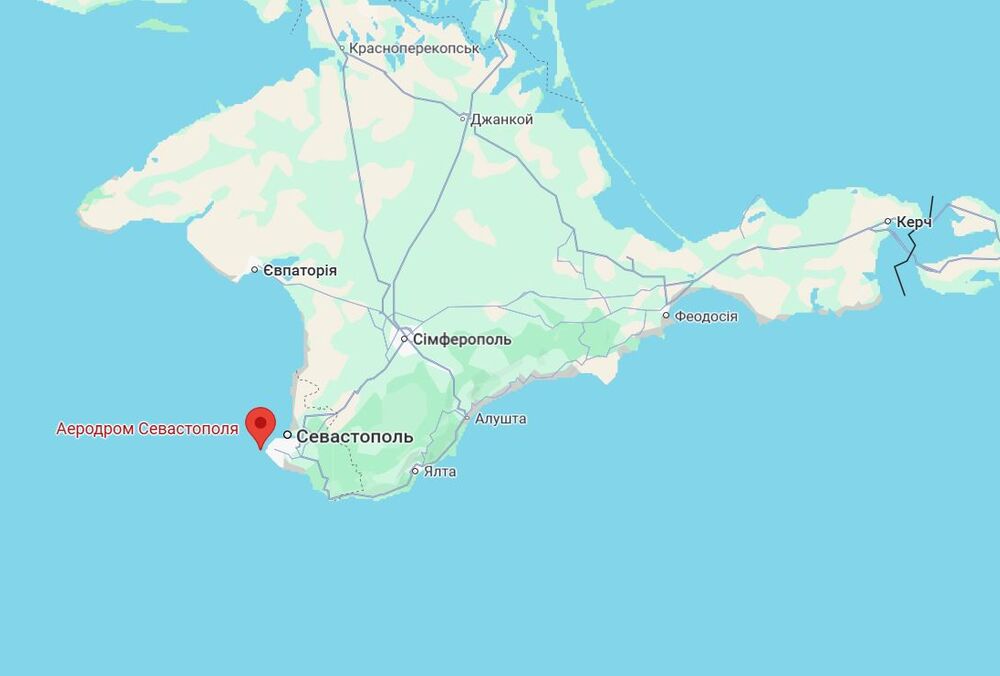 Генштаб подтверждает попадание по двум самолетам на военном аэродроме ”Кача” в оккупированном Крыму