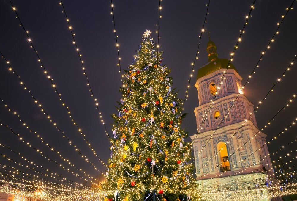 Новорічна ялинка в Києві потрапила до ТОП найкрасивіших у Європі