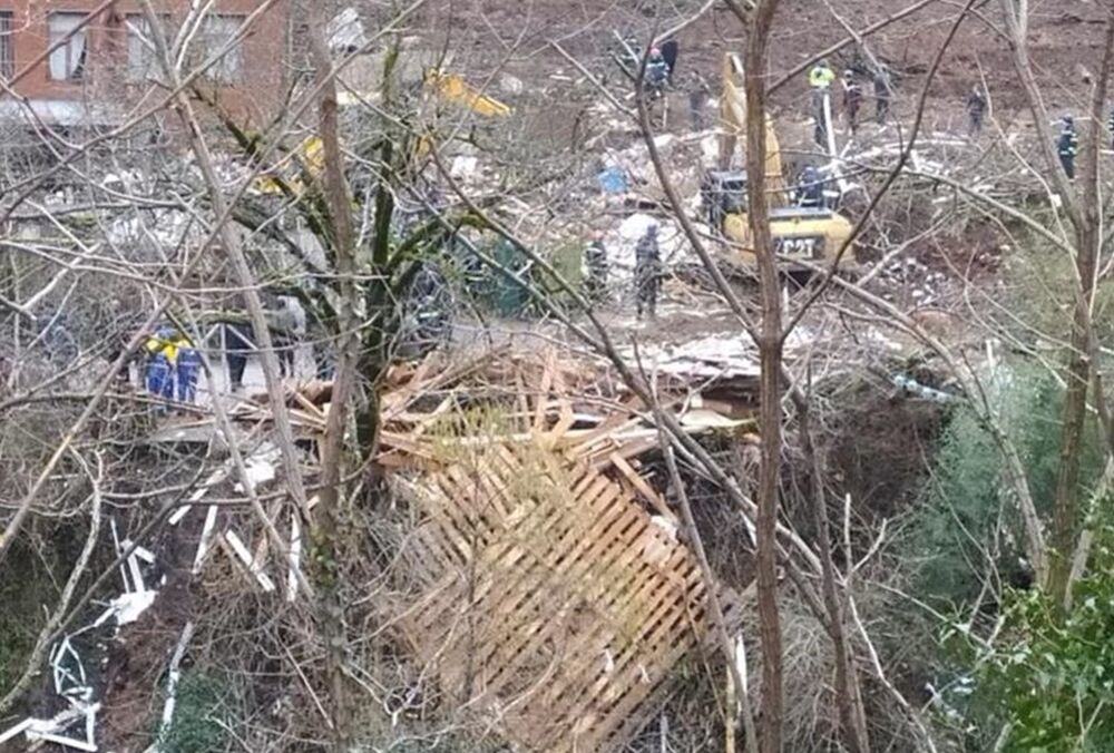 У Грузії стався потужний зсув ґрунту