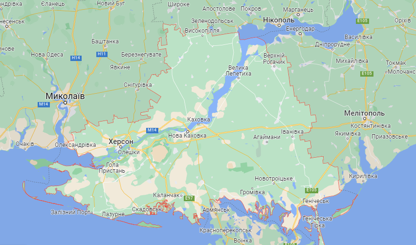 Руководящий состав оккупантов бежит на левый берег Днепра