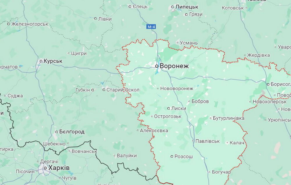 Дрони атакували склад із боєприпасами у Воронезькій області