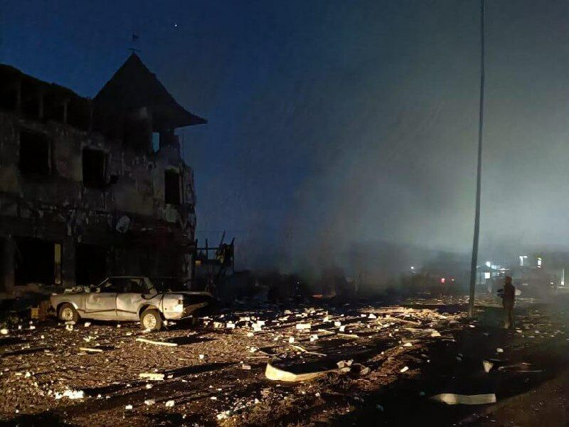 Россияне атаковали гостиницу в Славянске