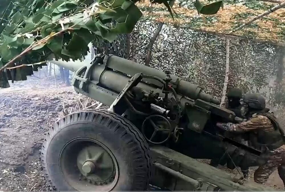 Росія захищає Курську область гаубицями 1950-х років