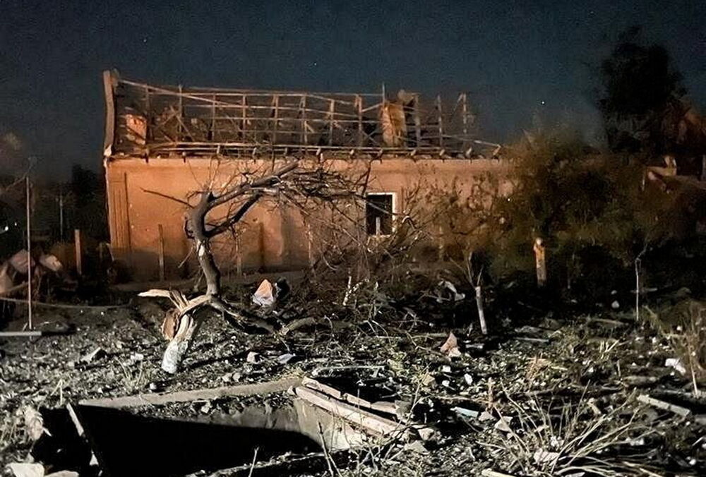 Появились первые кадры с места ракетного удара по Одесской области