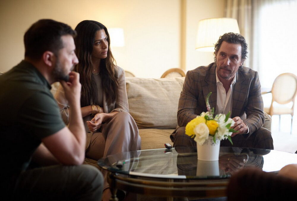 Зеленський зустрівся з Метью Макконахі, і запропонував йому підтримати UNITED24