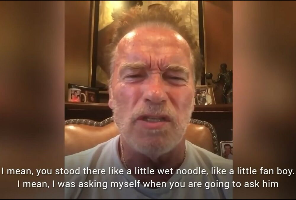 ”Трамп виглядав розмазнею, фанатом, який чекає на селфі”: Шварценеггер про зустріч на Алясці