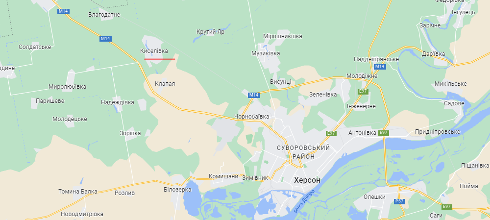 ВСУ говорят об освобождении Киселевки и еще нескольких сел под Херсоном