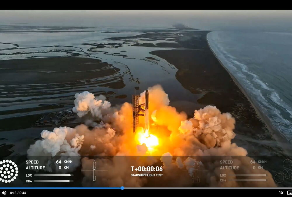 Второй тестовый запуск Starship Илона Маска завершился неудачей Второй тестовый запуск Starship Илона Маска завершился неудачей