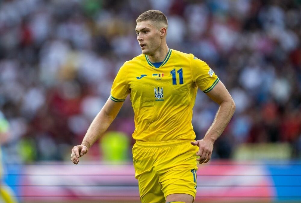 Довбик вернулся к тренировкам перед ответным матчем с Бельгией