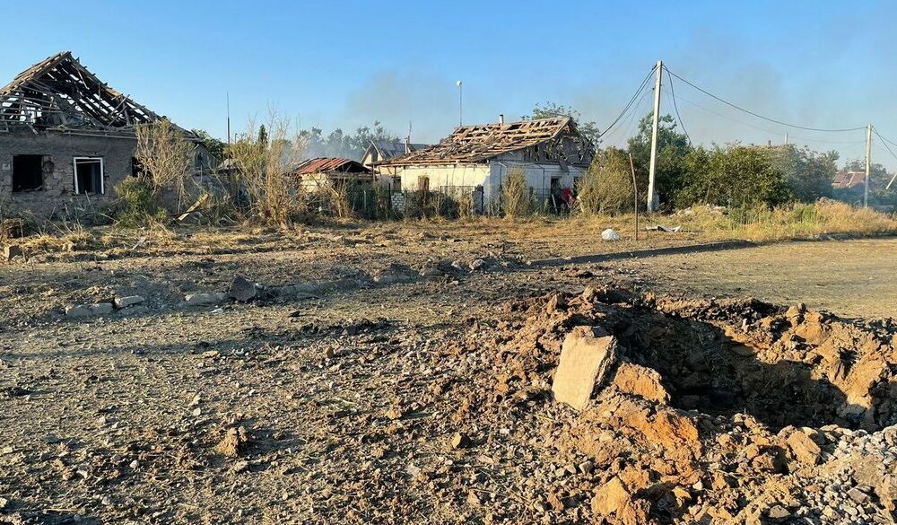 Оккупанты атаковали с беспилотника село на Херсонщине