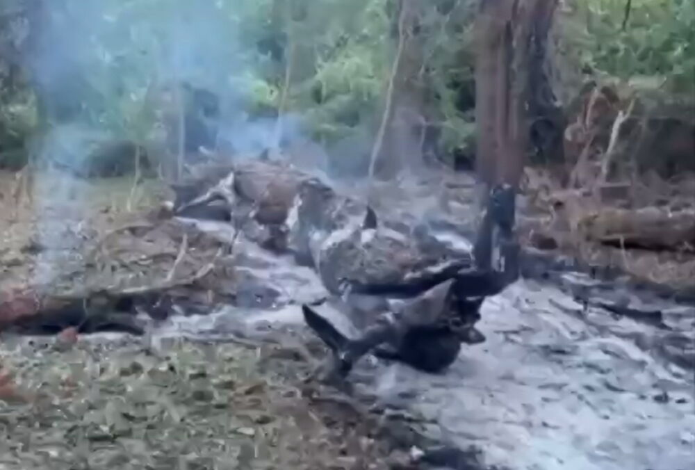 У мережі з'явилося відео наслідків падіння російського ”шахеда” у Румунії