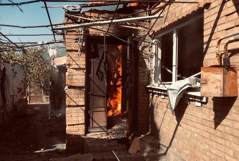 Из-за попадания дрона в Никополе погибла местная жительница Из-за попадания дрона в Никополе погибла местная жительница