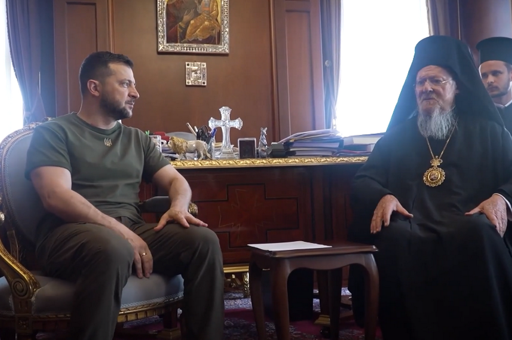 Зеленский встретился с патриархом Варфоломеем в Турции