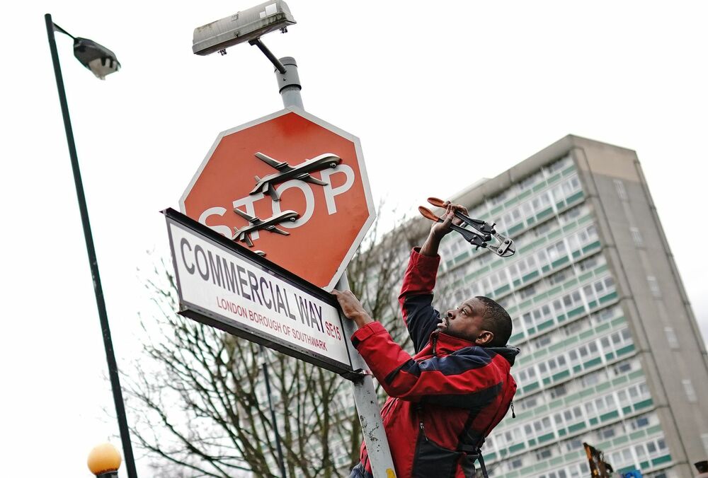 Полиция задержала воров, укравших новую работу Бенкси в Лондоне