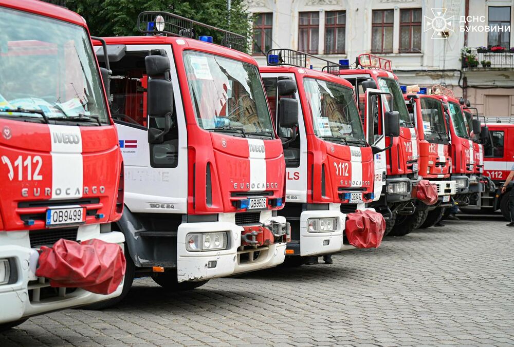 Латвія передала Україні пожежні автомобілі