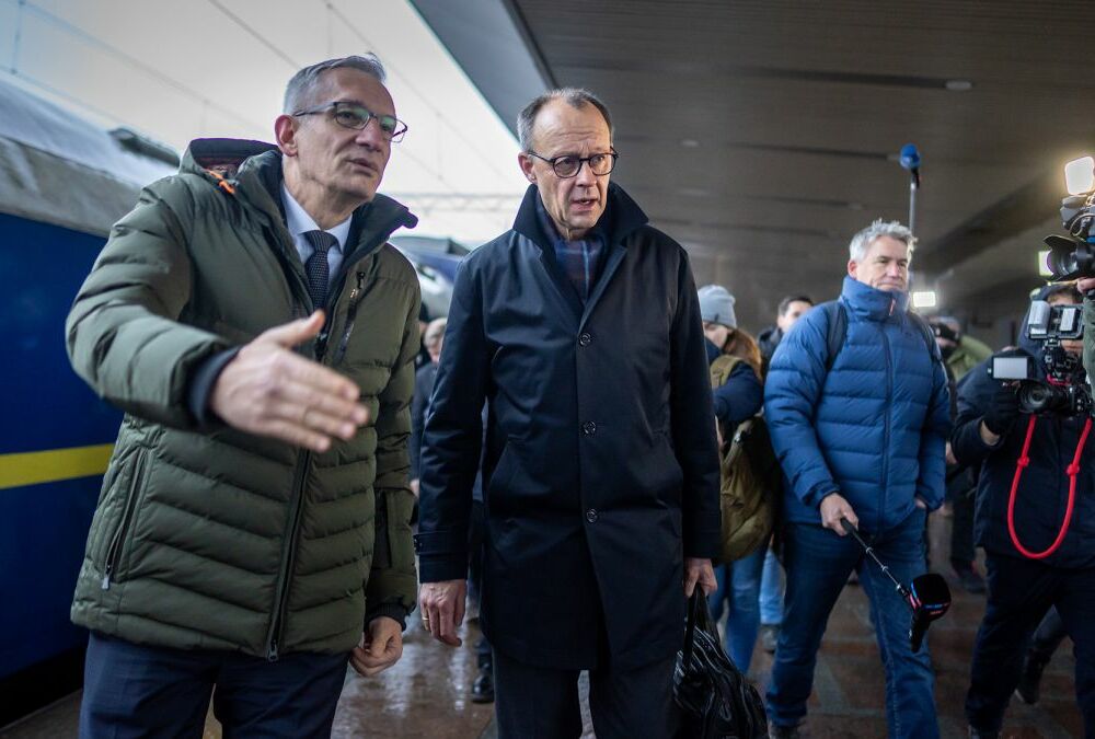 До Києва приїхав кандидат у канцлери Німеччини Фрідріх Мерц