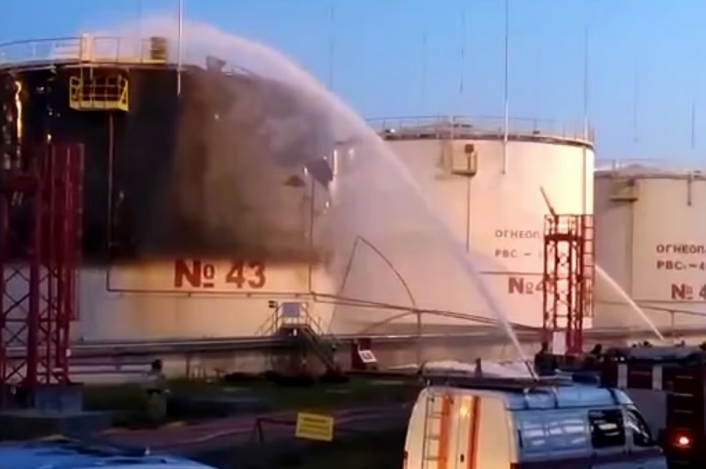 В Краснодарском крае снова горит Ильский НПЗ