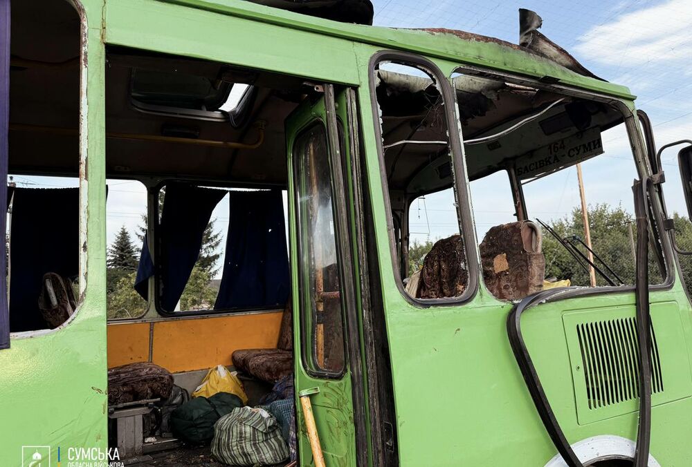 Удар по рейсовому автобусу на Сумщині: кількість постраждалих зросла