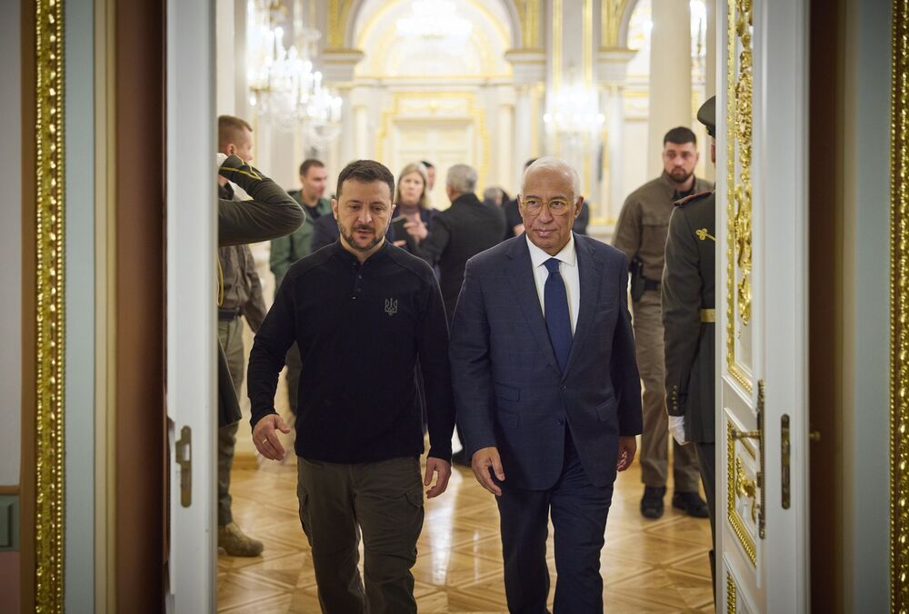 Зеленский встретился в Киеве с президентом Евросовета и представителями Еврокомиссии