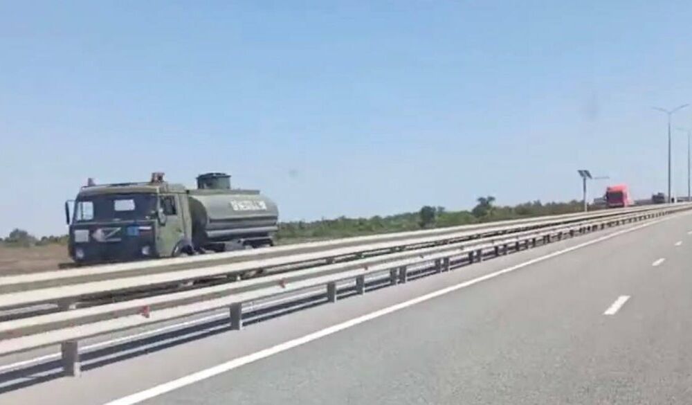 Партизани помітили в Криму колону паливозаправників