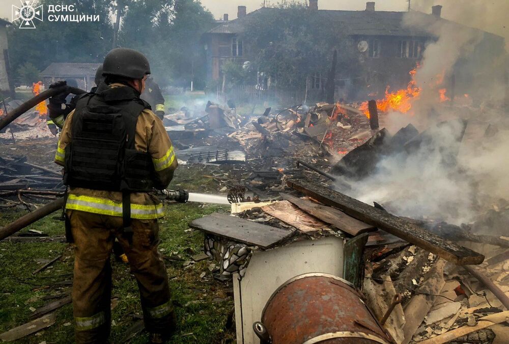 Россияне атаковали спасателей в Сумской области