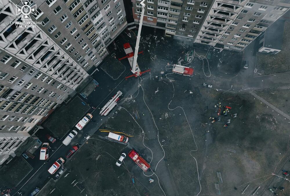 Число жертв атаки по Голосеевскому району Киева 7 февраля возросло
