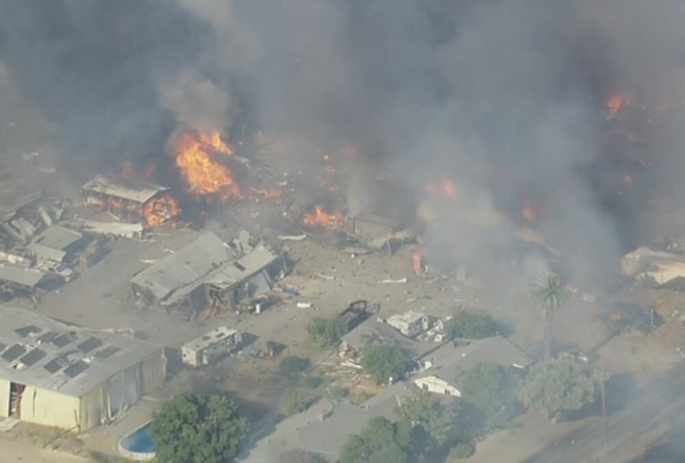 Взрыв на складе фейерверков в США: семь человек пропали без вести