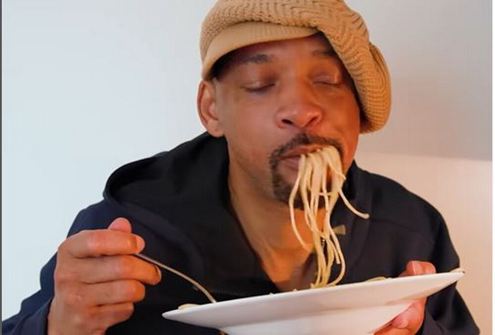 Уилл Смит затроллил известный мем с макаронами